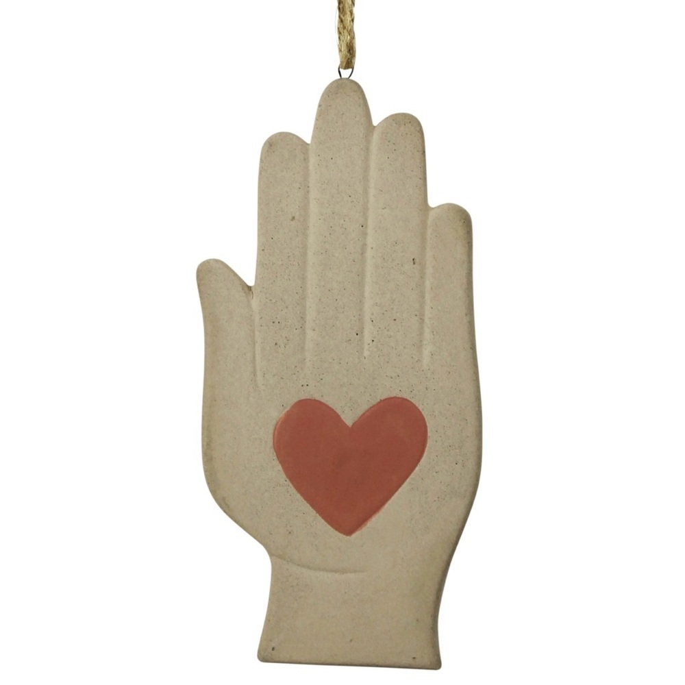 Heart Hand Ornament